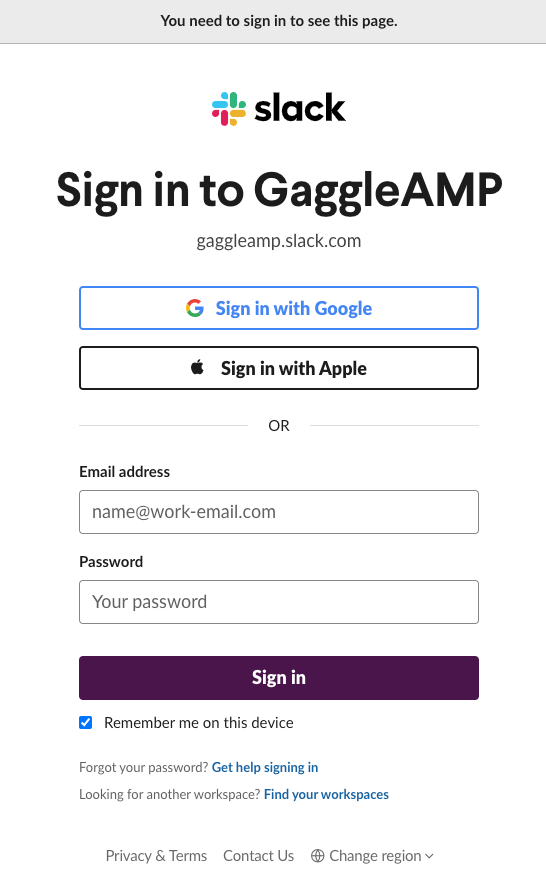 Slack_Sign_Into_GaggleAMP.png